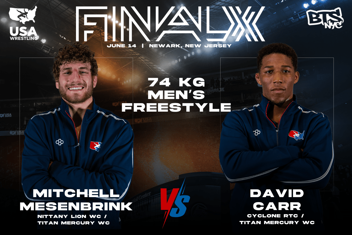 USA Wrestling | Arujau, Forrest to meet at 61 kg in men's
